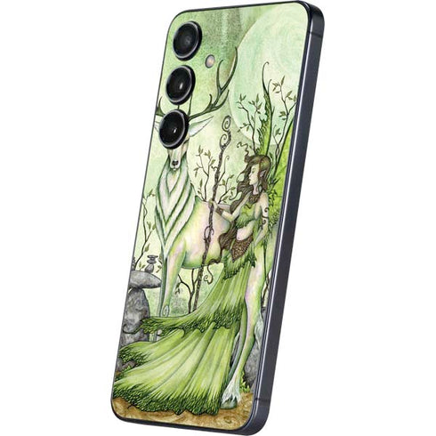 Guardian Fairy and Stag by Amy Brown Galaxy S25 Skin